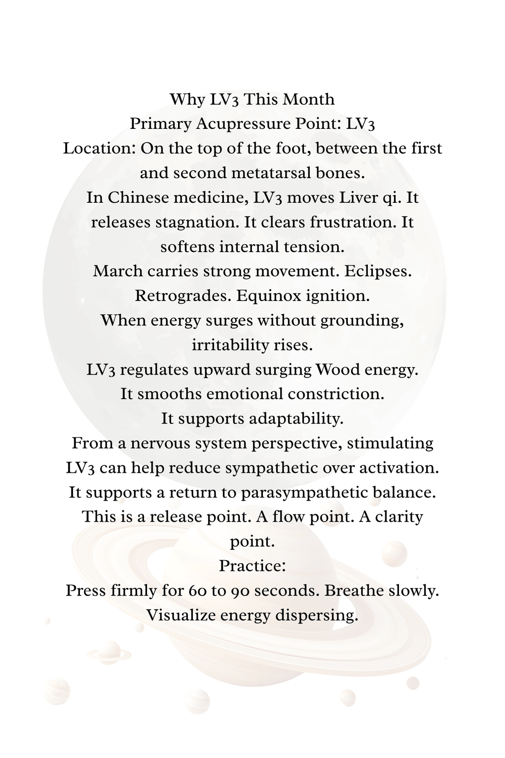 March 2026 Astrology & Cosmic Events Journal – Equinox Energy, Moon Phases + Healing Acupressure Rituals