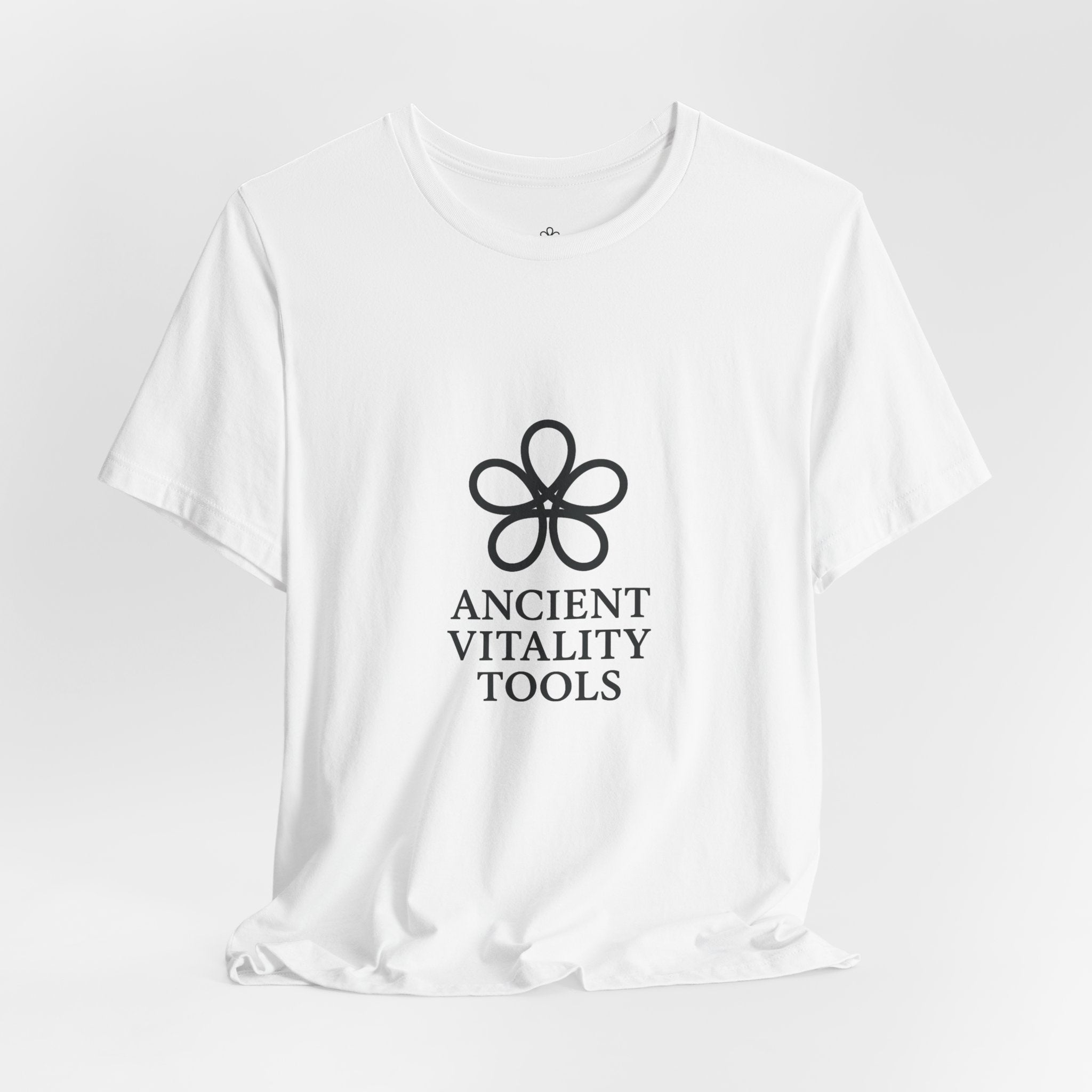 T-Shirt — Ancient Vitality Tools Logo Tee (Wellness, Holistic Lifestyle)
