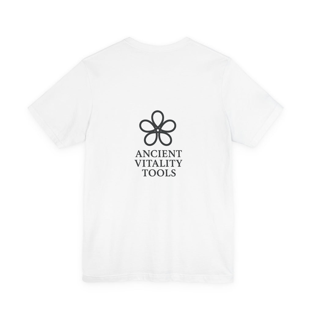 T-Shirt — Ancient Vitality Tools Logo Tee (Wellness, Holistic Lifestyle)