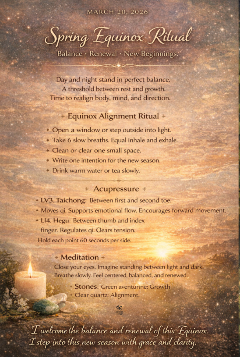 Free March Cosmic Reset Ritual Card